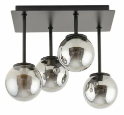 Outlet Lampa sufitowa z szarymi kloszami na rurkach SIG 33504 TULIA | Kaja Żyrandole Nowoczesne