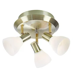 Best Sale Lampa sufitowa z trzema białymi kloszami 107506 | Kaja Oświetlenie Żyrandole Nowoczesne