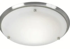 Sklep Kaja Lampa sufitowa ze srebrną oprawą 102527 z serii ARE | Kaja Oświetlenie