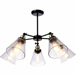 Cheap Lampa sufitowa ze stożkowymi kloszami K-8037B-5 SAMANTA | Kaja Żyrandole Nowoczesne