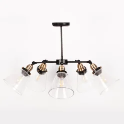 Cheap Lampa sufitowa ze stożkowymi kloszami K-8037B-5 SAMANTA | Kaja Żyrandole Nowoczesne