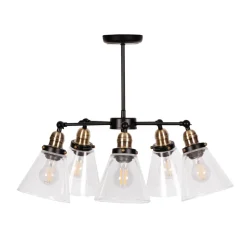 Cheap Lampa sufitowa ze stożkowymi kloszami K-8037B-5 SAMANTA | Kaja Żyrandole Nowoczesne
