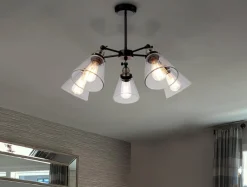 Cheap Lampa sufitowa ze stożkowymi kloszami K-8037B-5 SAMANTA | Kaja Żyrandole Nowoczesne