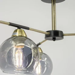 Sklep Kaja Lampa sufitowa ze szklanymi kloszami 2212/3 BL 21QG z serii CARO