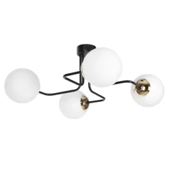 Hot Lampa sufitowa ze złotym zdobieniem i kloszami K-4705 z serii KA Żyrandole Nowoczesne