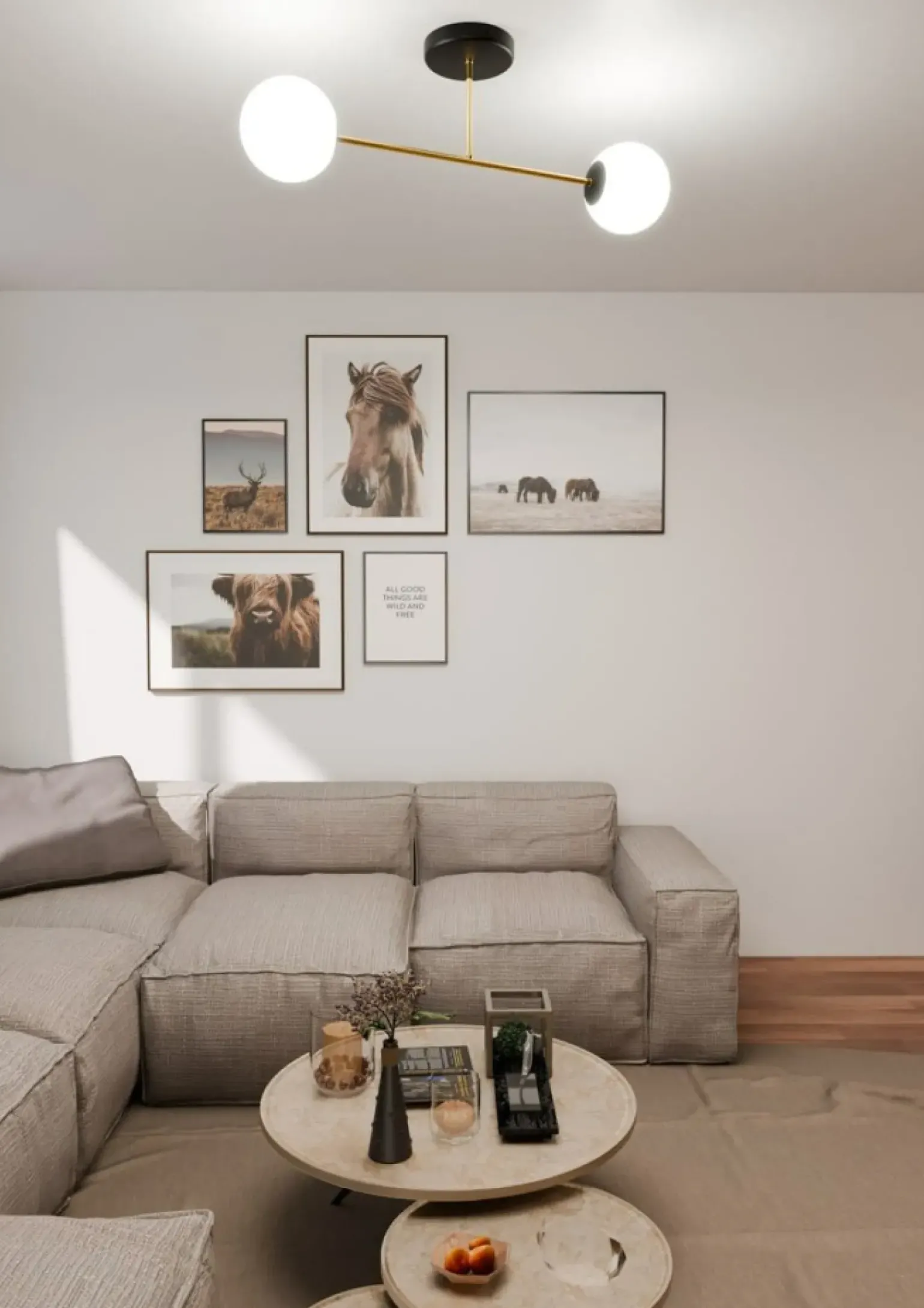 Cheap Lampa sufitowa ze złotymi elementami 1233/2 z serii MAGNUM | Kaja Żyrandole Nowoczesne