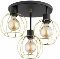 Cheap Lampa sufitowa ze złotymi, drucianymi oprawkami AL 62350 z serii ORSO Żyrandole Nowoczesne