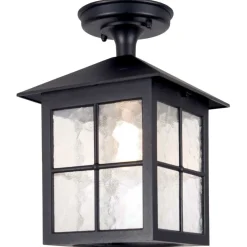 Sklep Kaja Lampa sufitowa, zewnętrzna, czarna BL18A-BLACK z serii WINCHESTER