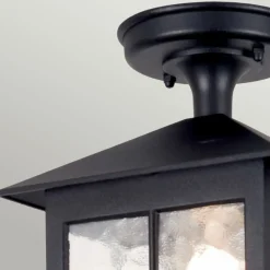 Sklep Kaja Lampa sufitowa, zewnętrzna, czarna BL18A-BLACK z serii WINCHESTER