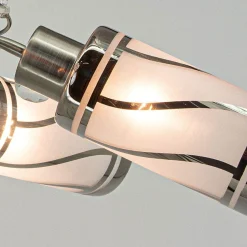 Sklep Kaja Lampa szklana z białymi matowymi kloszami 8267/6 19BT | Kaja