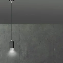 Fashion Lampa w kształcie tuby ze srebrnymi dodatkami 816/1 | Kaja Oświetlenie Żyrandole Nowoczesne