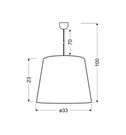 Sklep Kaja Lampa w odcieniach brązu, styl retro 31-29850 SANDY | Kaja Oświetlenie