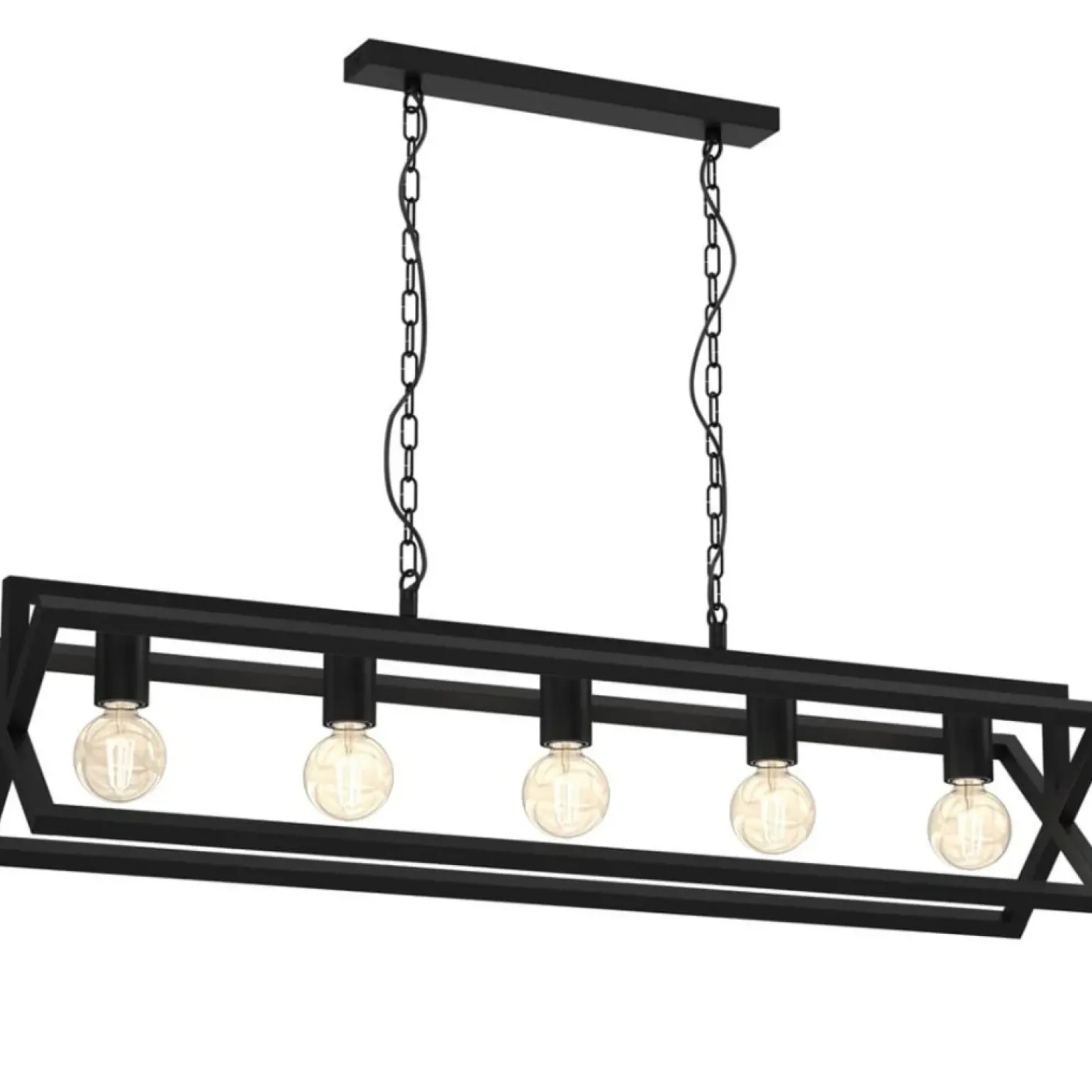 Cheap Lampa w stylu industrialnym, na pięć żarówek MLP8564 z serii ARNOLD | Kaja Oświe Żyrandole Nowoczesne