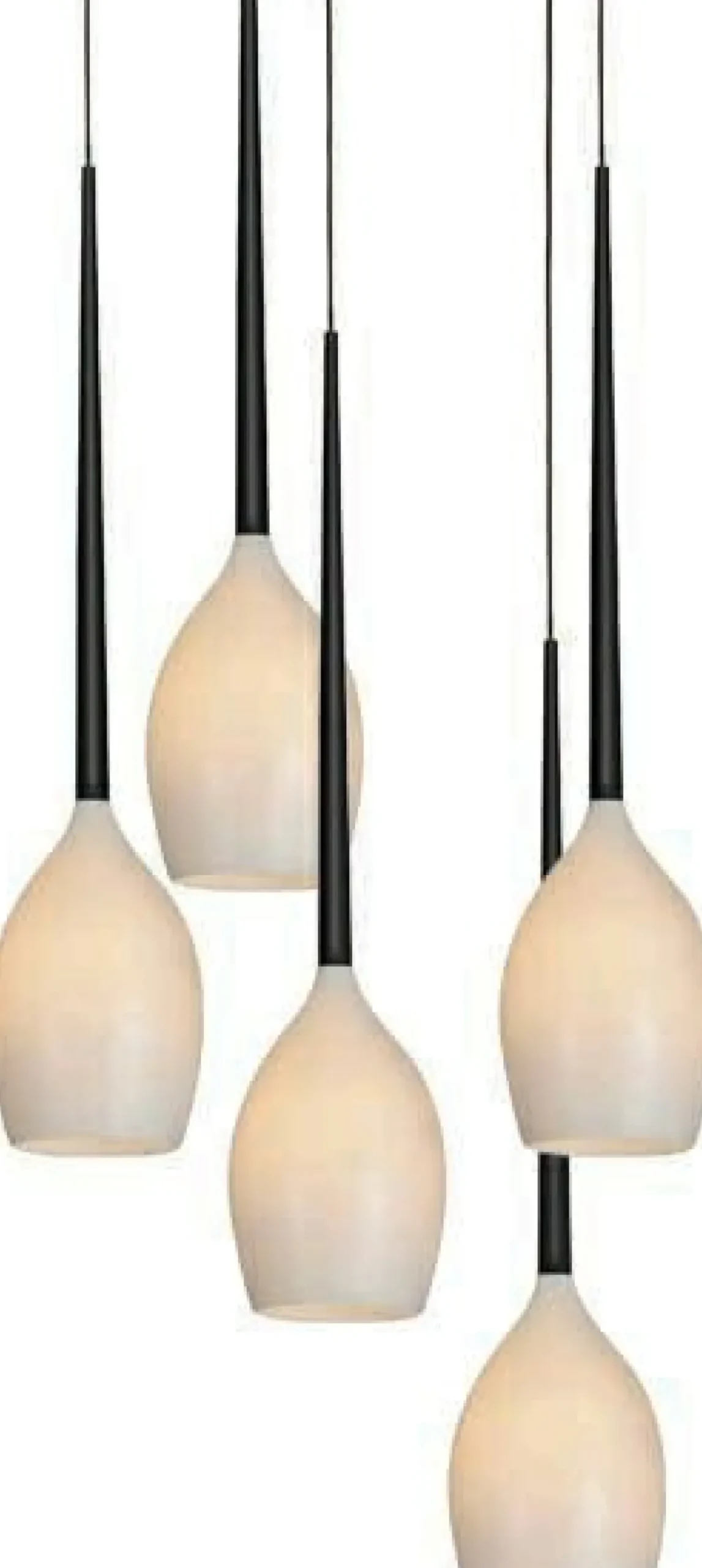 Best Sale Lampa wisząca AZ0311 - Izza 5 (shiny white) - AZZARDO Żyrandole Nowoczesne