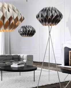 Best Sale Lampa wisząca AZ2383 - Ruben L (grey) - AZZARDO Żyrandole Nowoczesne