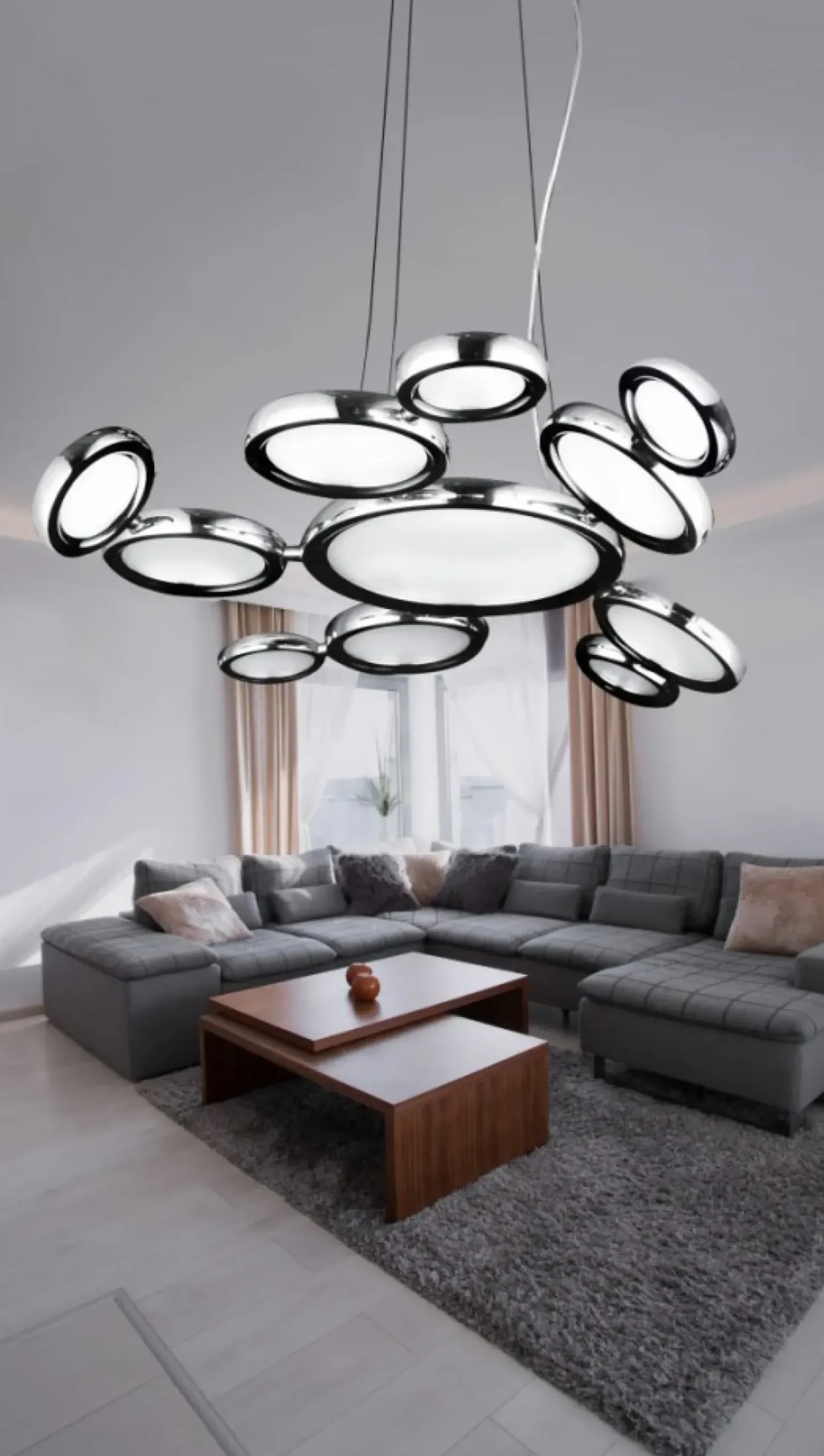 Store Lampa wisząca AZ1786 - Satellite - AZZARDO Żyrandole Nowoczesne