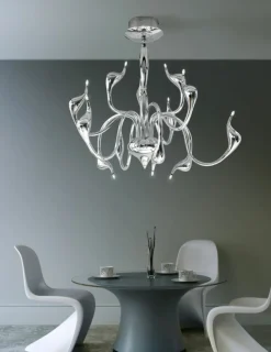 New Lampa wisząca AZ0044 - Snake Pendant (e) - AZZARDO Żyrandole Nowoczesne