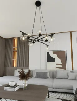 Best Sale Lampa wisząca dająca dużo światła, na 8 żarówek 1202/8 z serii ESSA Żyrandole Nowoczesne