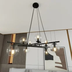 Best Sale Lampa wisząca dająca dużo światła, na 8 żarówek 1202/8 z serii ESSA Żyrandole Nowoczesne