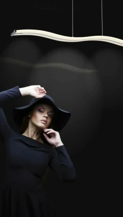 Fashion Lampa wisząca dekoracyjna fala LED nad stół AZ1290 BERTONE | Kaja Żyrandole Nowoczesne