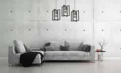 Best Lampa wisząca do industrialnego salonu MLP3712 RALPH | Kaja Żyrandole Nowoczesne
