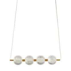 Best Sale Lampa wisząca do jadalni w stylu glamour LP-2202/4L GD DIAMOND | Kaja Żyrandole Nowoczesne