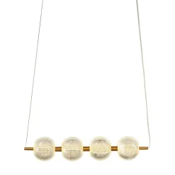 Best Sale Lampa wisząca do jadalni w stylu glamour LP-2202/4L GD DIAMOND | Kaja Żyrandole Nowoczesne