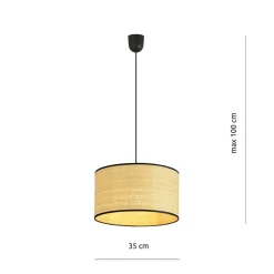 Best Sale Lampa wisząca do kuchni w stylu rustykalnym 1149/1 ASTON | Kaja Żyrandole Nowoczesne