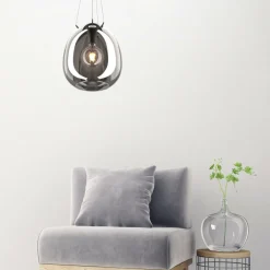 Best Lampa wisząca do nowoczesnej kuchni P19066B-D38 MOON | Kaja Żyrandole Nowoczesne