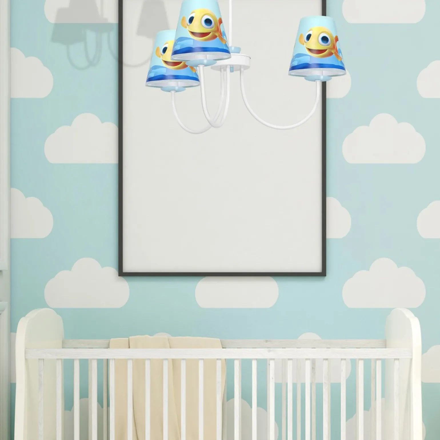 Sklep Kaja Lampa wisząca do pokoju dziecięcego MLP6809 z serii RYBKA | Kaja Oświetlenie