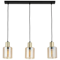 Cheap Lampa wisząca do przytulnej jadalni, nad stół TK 6666 SIERRA GOLD Żyrandole Nowoczesne