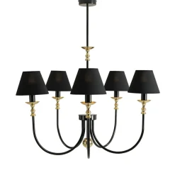 Sklep Kaja Lampa wisząca do salonu w stylu glamour 1118F1 z serii ROMA | Kaja