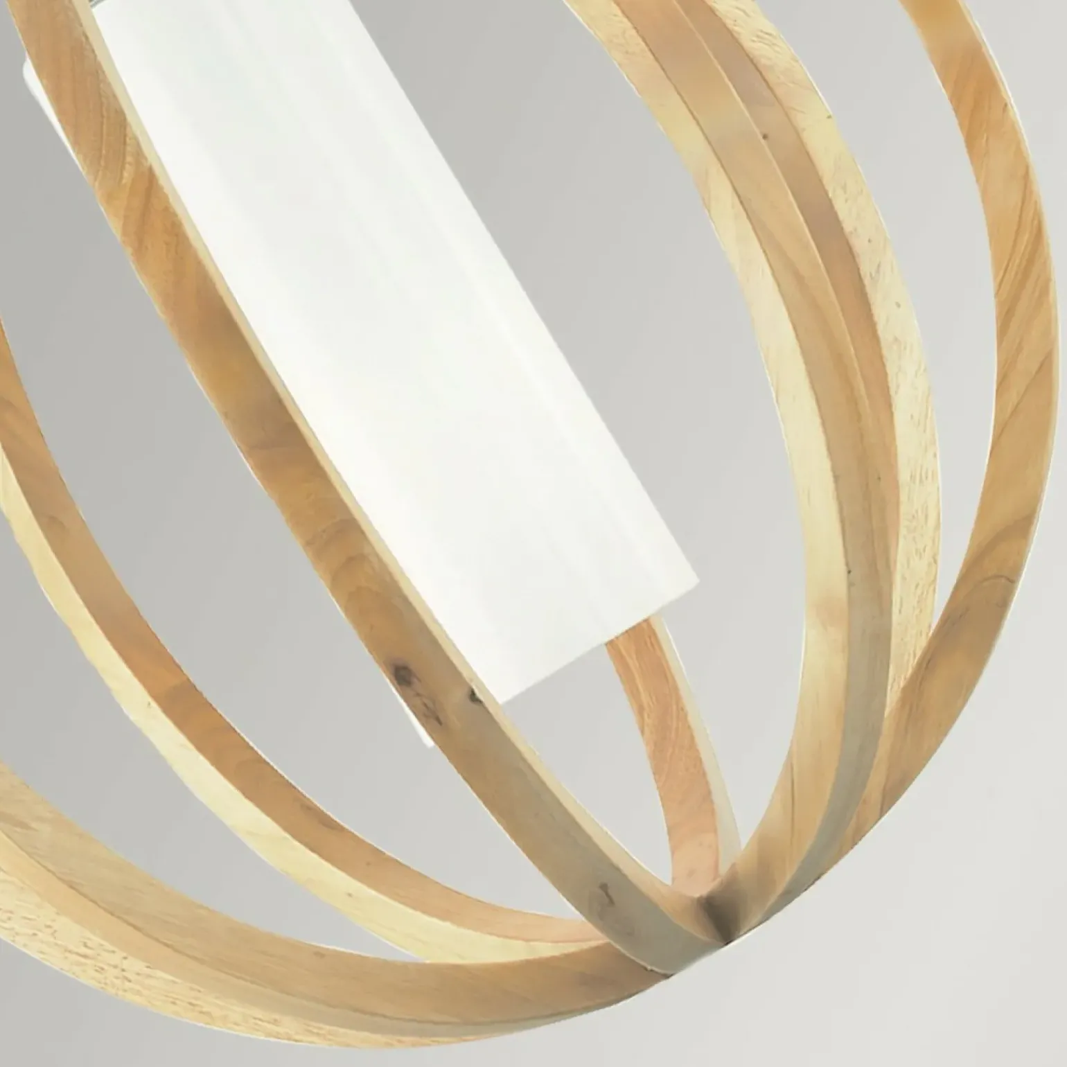 Clearance Lampa wisząca drewniana, z łańcuszkiem FE-ALLIER-P-S-LW z serii ALLIER Żyrandole Nowoczesne