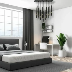 Store Lampa wisząca idealna do jadalni lub salonu MLP6386 z serii MONZA | Kaja Oświetl Żyrandole Nowoczesne