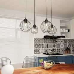 Best Sale Lampa wisząca idealna do nowoczesnej kuchni 1369/4 z serii NANDO Żyrandole Nowoczesne