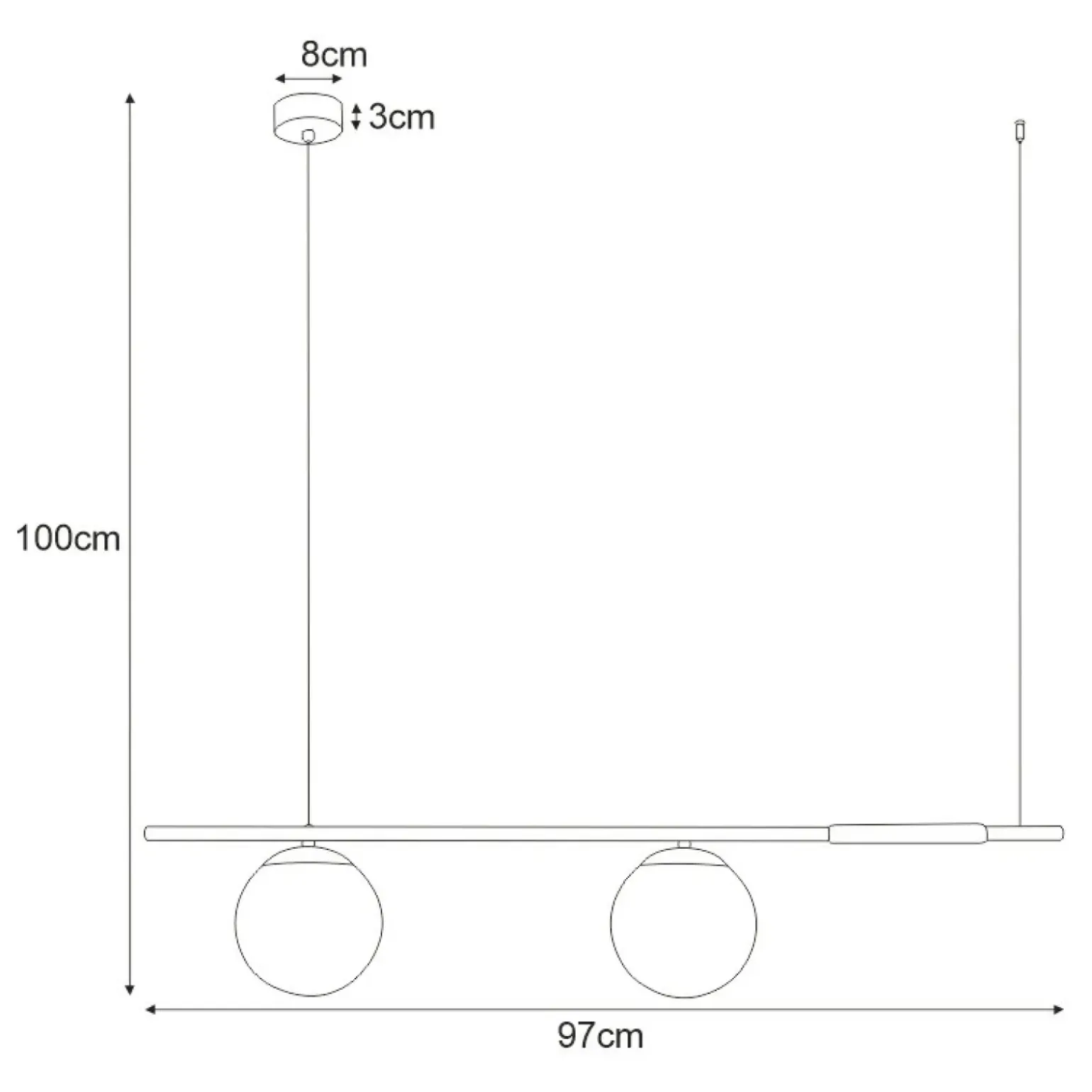 Best Sale Lampa wisząca idealna nad stół w jadalni K-4951 | Kaja Oświetlenie Żyrandole Nowoczesne