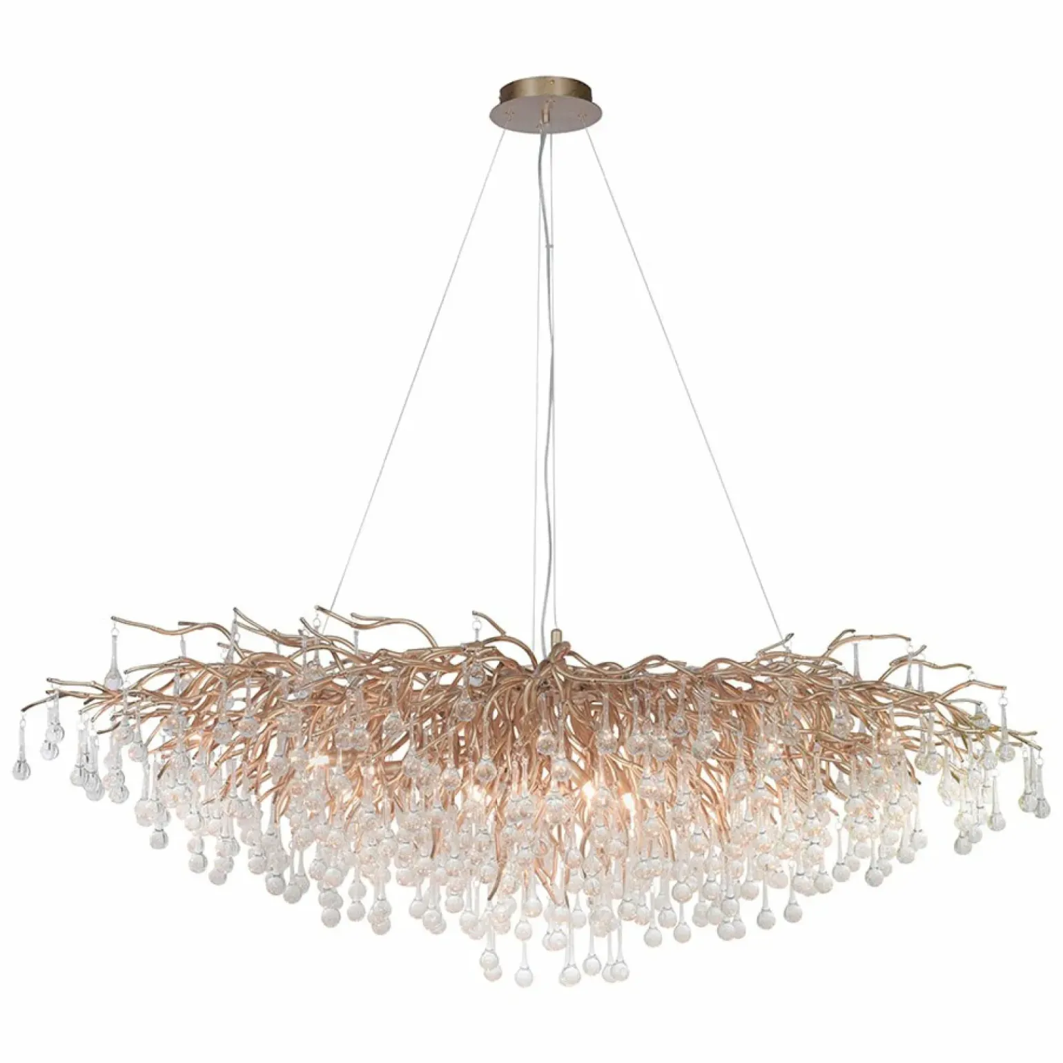 Clearance Lampa wisząca imitująca drzewo 2031-11 z serii ICICLE | Kaja Żyrandole Nowoczesne