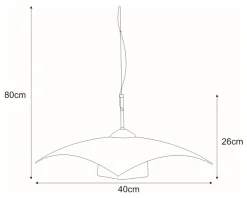 Sklep Kaja Lampa wisząca K-1520 ZK5-90 owa z serii VETRO | Kaja Oświetlenie
