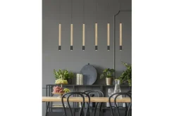 Cheap Lampa wisząca LED drewniane tuby AZ3340 IZOLDA | Kaja Oświetlenie Żyrandole Nowoczesne