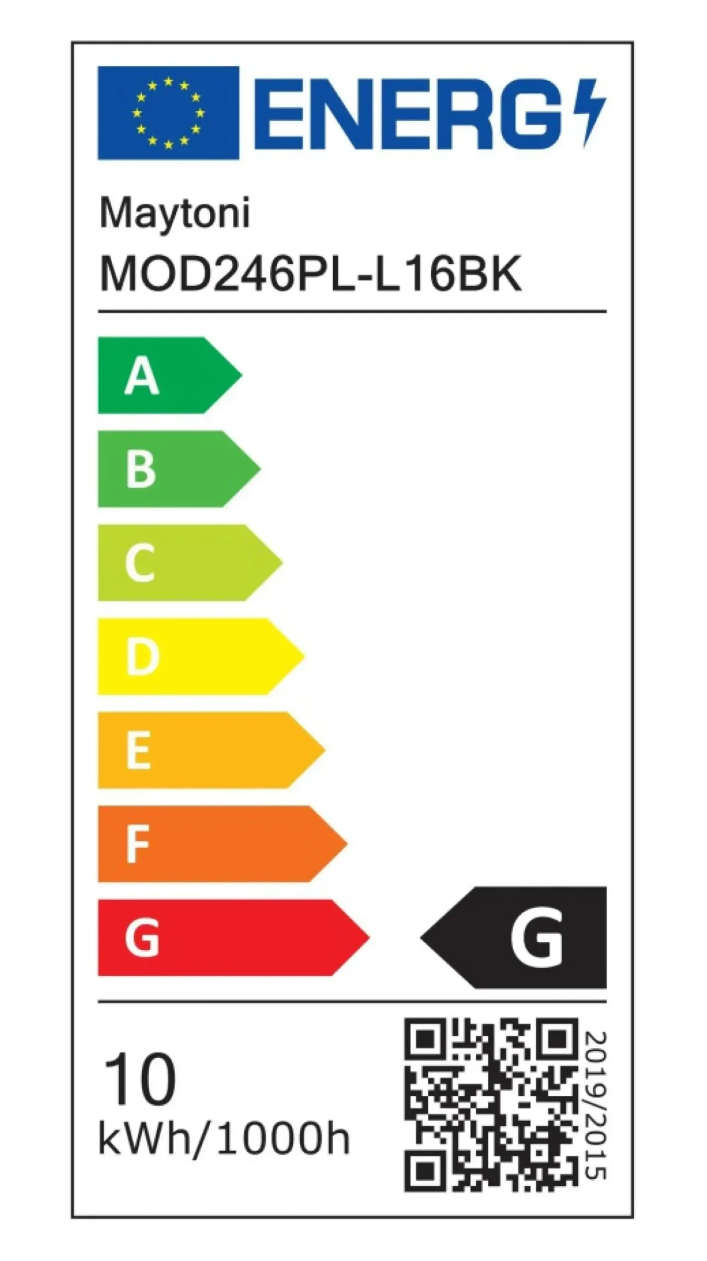 Best Lampa wisząca LED, ponadczasowa MOD246PL-L16BK z serii HALO Żyrandole Nowoczesne