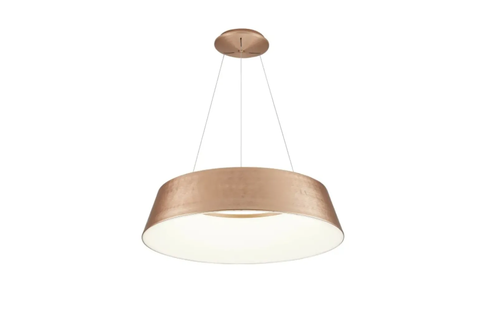 Shop Lampa wisząca LED w kolorze szczotkowanego złota AZ5095 EMMA | Kaja Żyrandole Nowoczesne