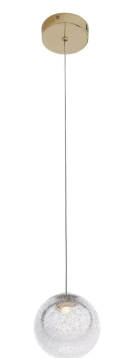 Best Lampa wisząca LED z okrągłym kloszem MX P0389 ZOE | Kaja Oświetlenie Żyrandole Nowoczesne