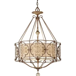 Flash Sale Lampa wisząca na łańcuszku, retro FE-MARCELLA-P z serii MARCELLA Żyrandole Nowoczesne