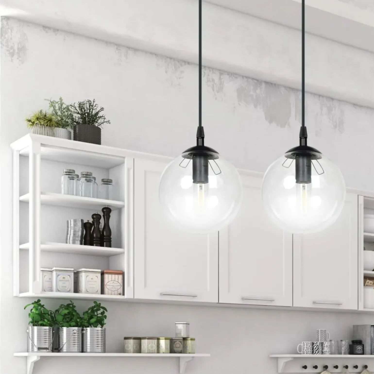 Clearance Lampa wisząca na dwie żarówki z małym gwintem 711/2 | Kaja Oświetlenie Żyrandole Nowoczesne