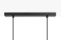 Sklep Kaja Lampa wisząca na listwie, czarno-złote abażury K-5203 z serii NICEA