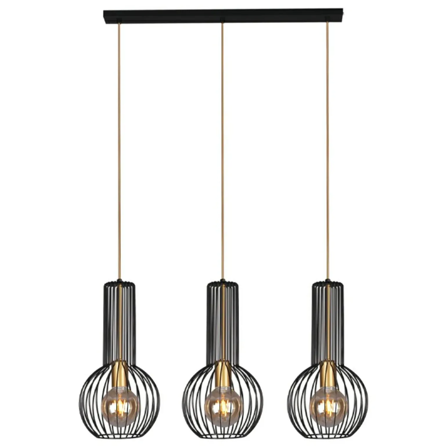 Store Lampa wisząca na listwie, nad blat K-4521 ARVI BLACK | Kaja Żyrandole Nowoczesne