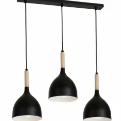 Clearance Lampa wisząca na listwie, nad stół w kuchni LX 1193 z serii NOAK WOOD Żyrandole Nowoczesne