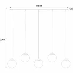 Hot Lampa wisząca na listwie regulacja wysokości K-4747 | Kaja Oświetlenie Żyrandole Nowoczesne