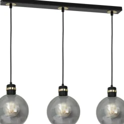 Cheap Lampa wisząca na listwie, trzy kuliste klosze MLP6531 OMEGA | Kaja Żyrandole Nowoczesne