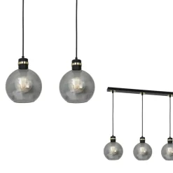 Cheap Lampa wisząca na listwie, trzy kuliste klosze MLP6531 OMEGA | Kaja Żyrandole Nowoczesne